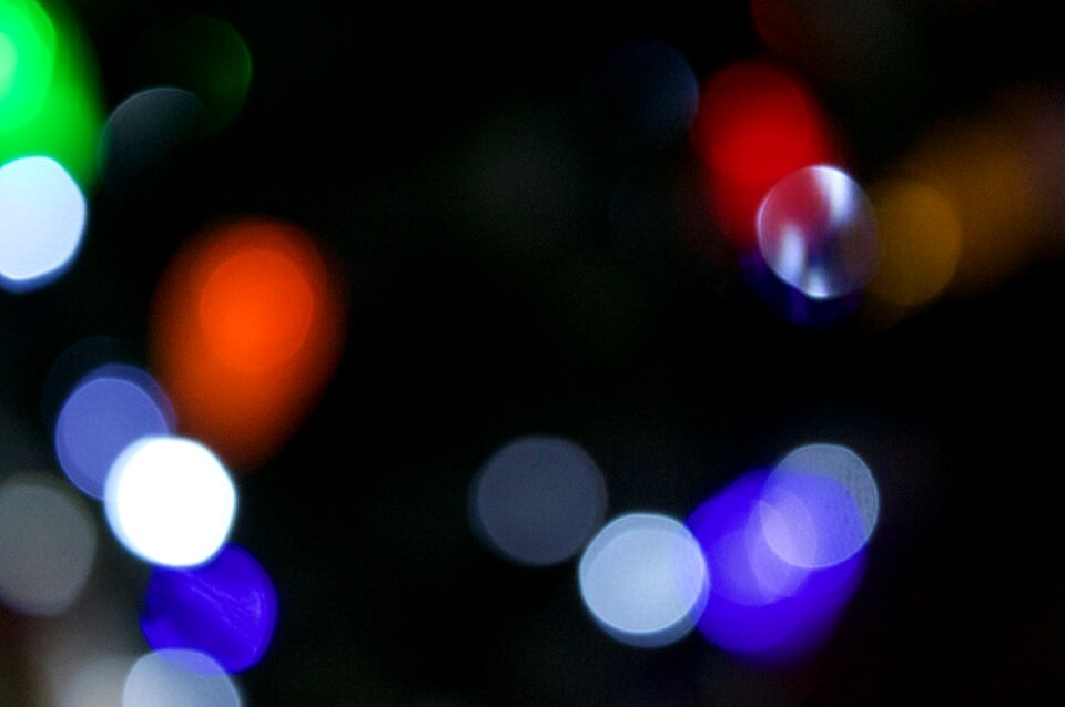 Blur black abstract black bokeh