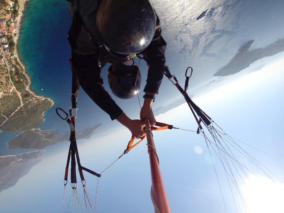 Paragliding sport extreme