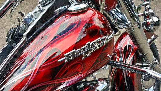 Motorcycles harley shiny photo