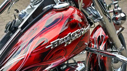 Motorcycles harley shiny