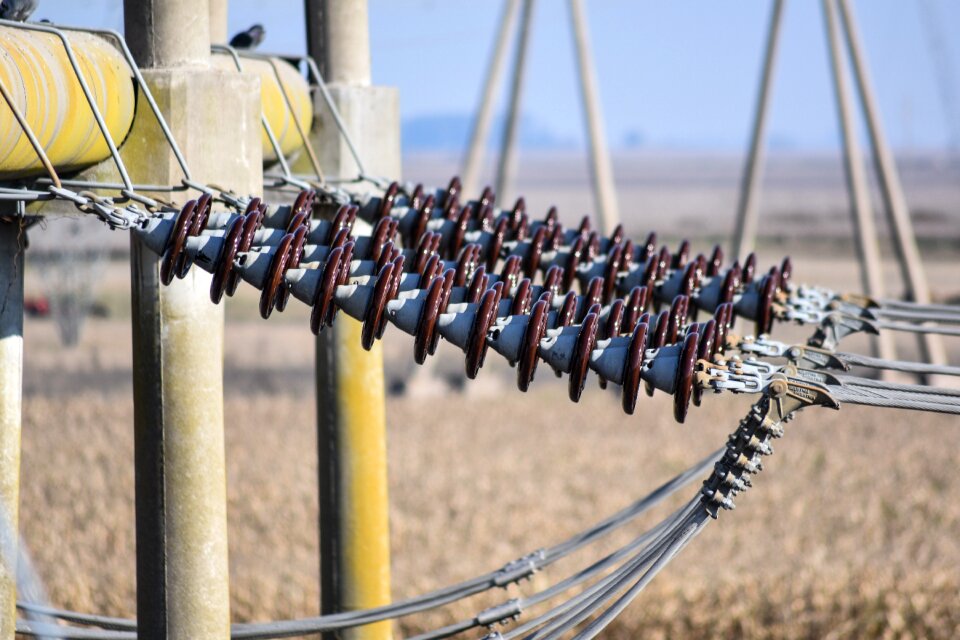 Electricity laying cables energy