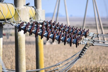 Electricity laying cables energy