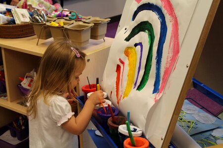 Artistic child kid