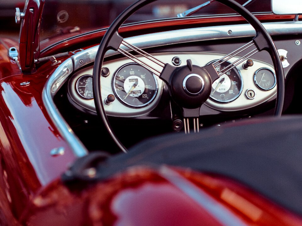 Speedometer classic chrome