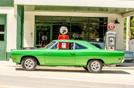 Lime green vintage retro