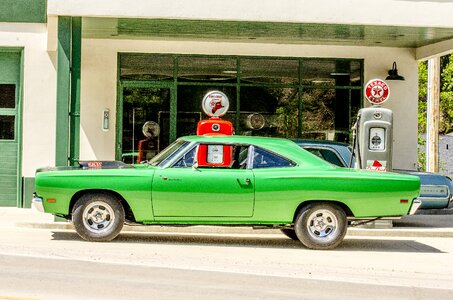 Lime green vintage retro photo