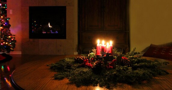 Decoration christmas candles xmas