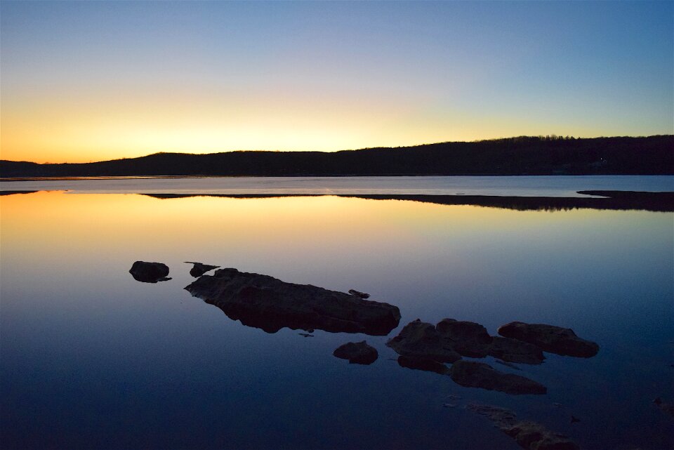 Reflection water sky