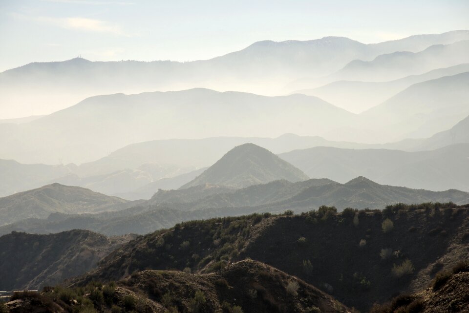 Mountains sky scenery
