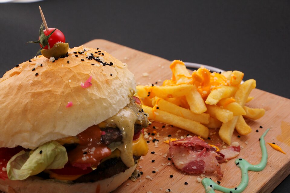 Food fast food brown burger