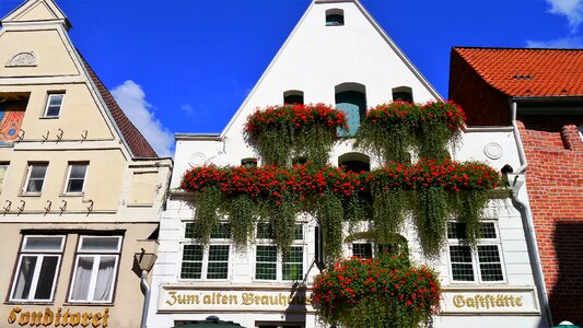 Building house facade stadtmitte