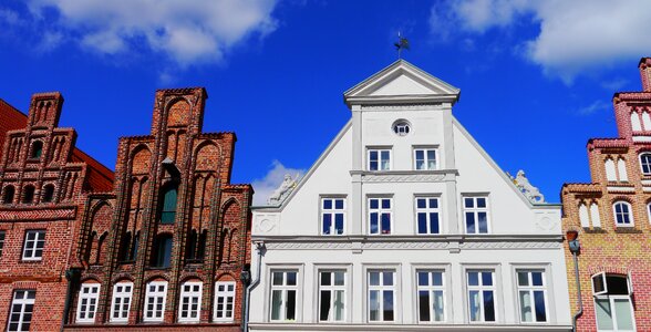 House facade historic center historically