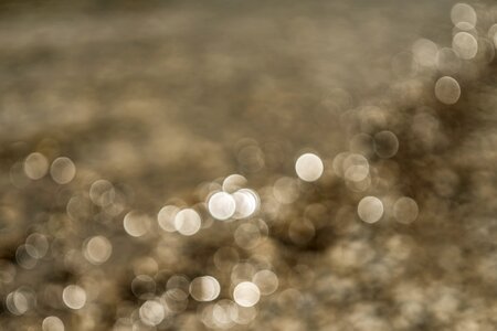Out of focus light circle