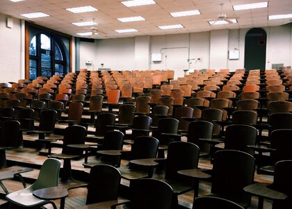 Learning lecture hall brown school photo