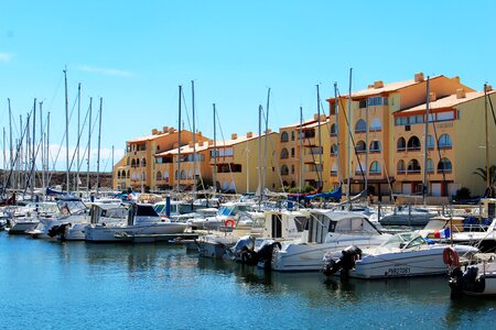 Port mast sailboat photo