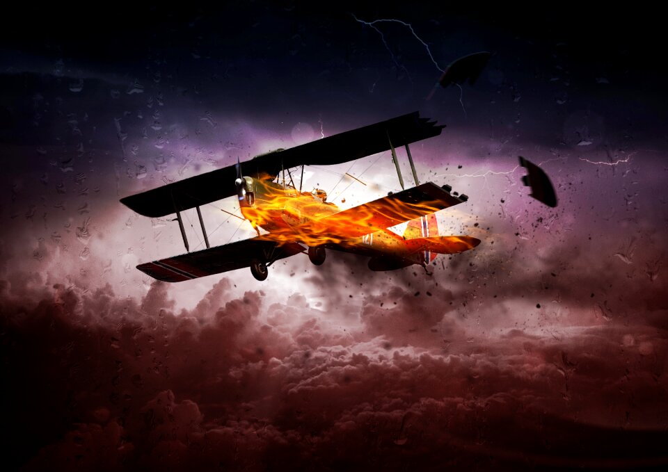 Flying double decker aviation