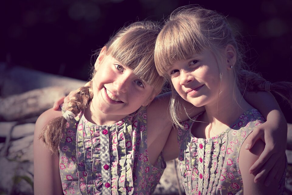 Friendship hug friends