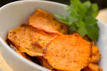 Sweet potato chips healthy snack