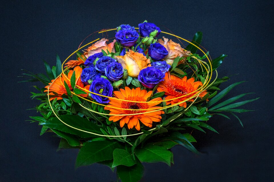 Cut flowers bouquets still life