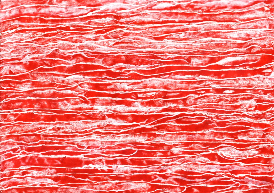 Glacis acryliques au couteau de la rivière amère (série) 