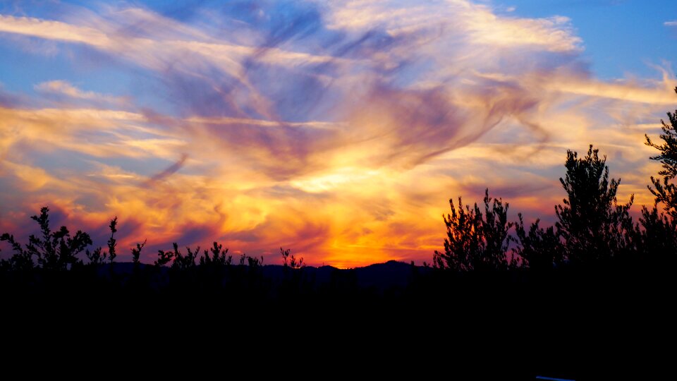 Clouds perspective mood photo