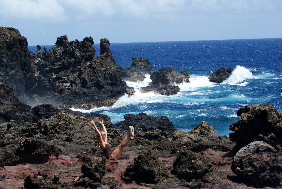 Rocks nature pacific