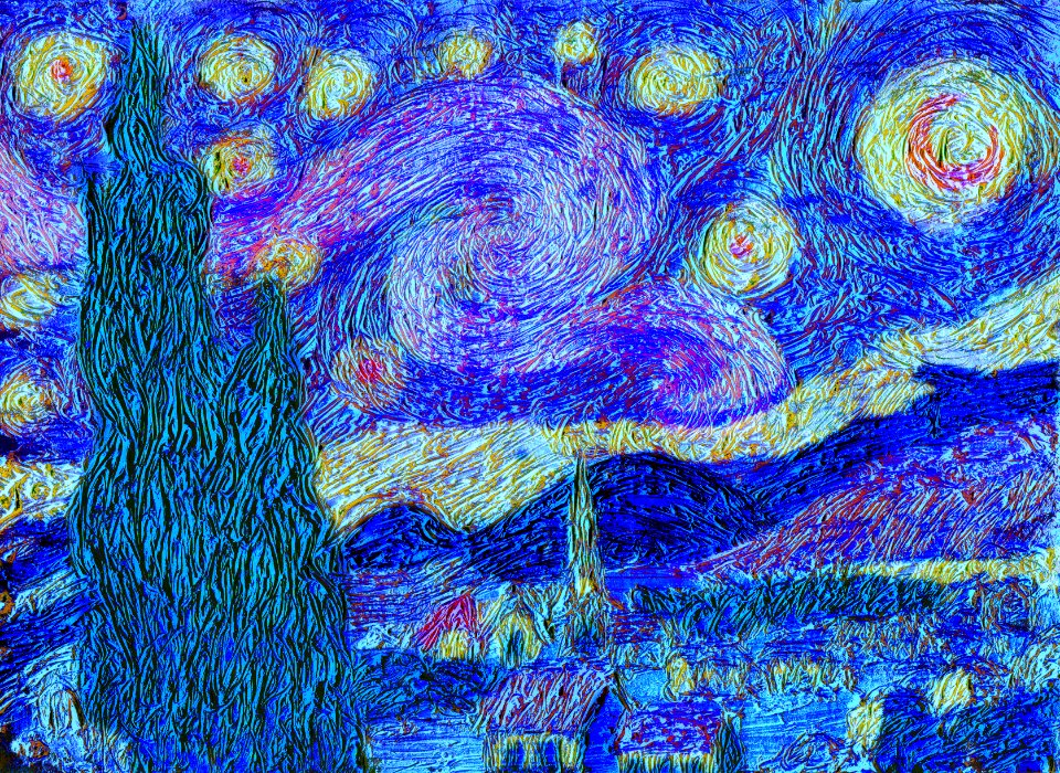 Huile sur papier A4 (sgraffite à l'aiguille à tricoter), … 