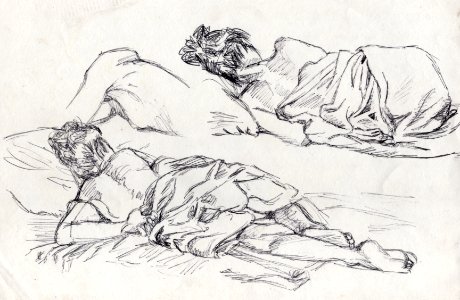 crayon à bille, 1994, Vue large 