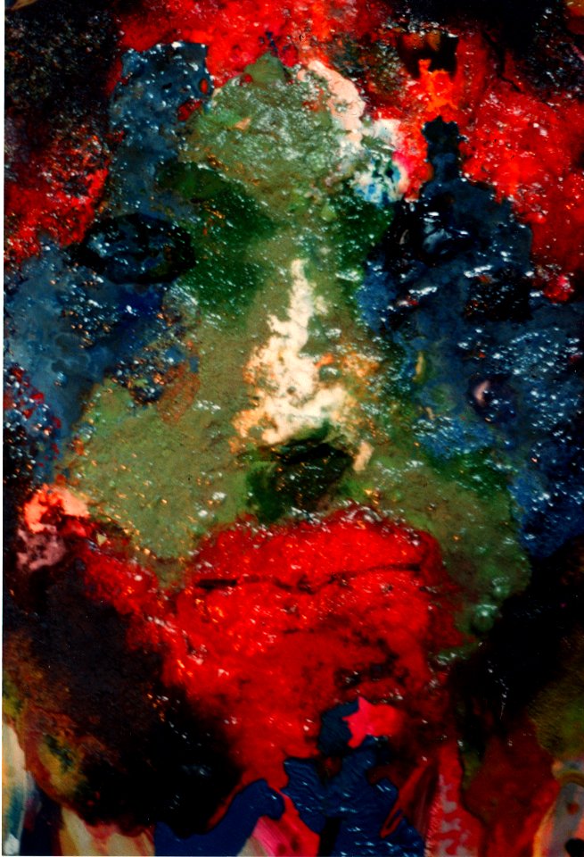 gouache et acide chlorhydrique, 1993 