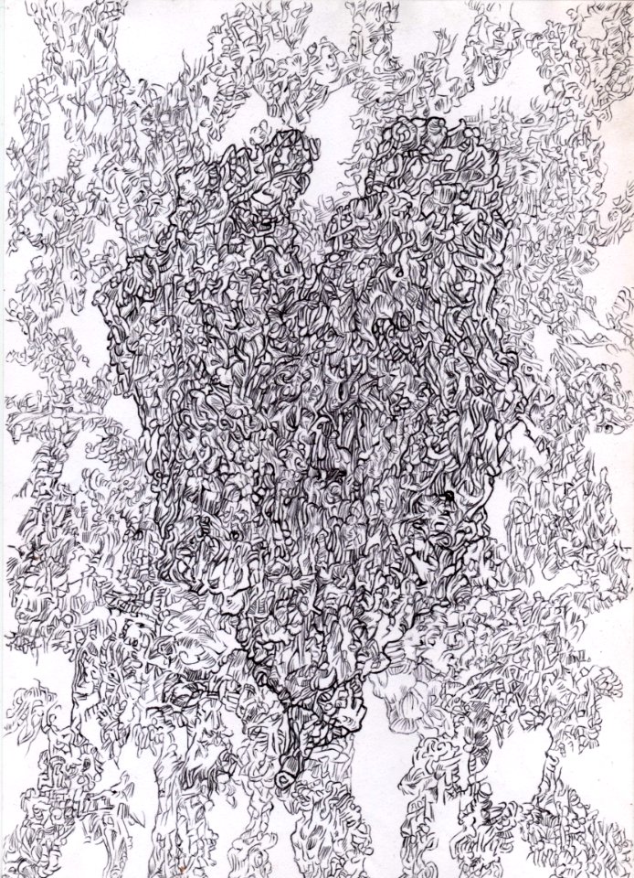 Ballpoint on paper, 2011 