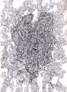 Ballpoint on paper, 2011 