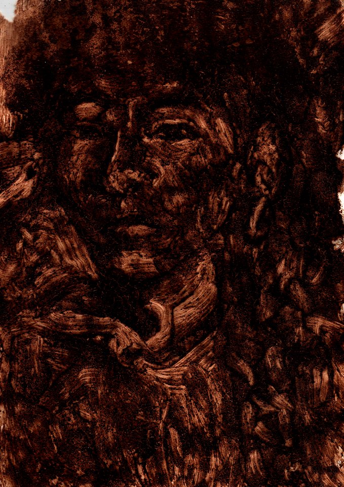 Café + colle papier peint,1997 Un an après, mon modèle, i… 