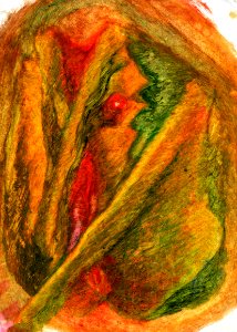 Corps, pastels à l'huile et encres, 1994 (Photo 2012, rep… 
