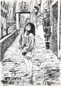 venise, encre de chine, 1992 
