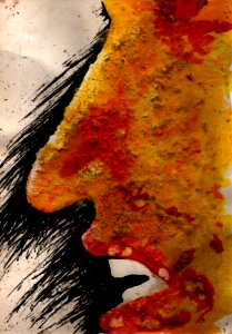 1991, gouache et encre sur papier 