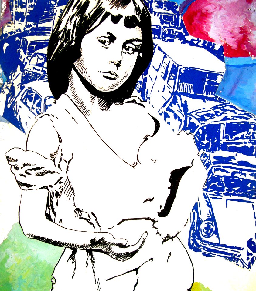 traitement sérigraphique et gouache, 1982 