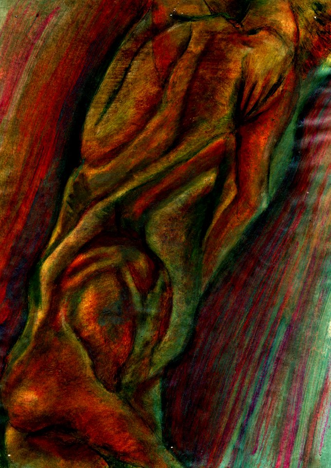 pastels à l'huile et encres, 1992/2001 View On Black 