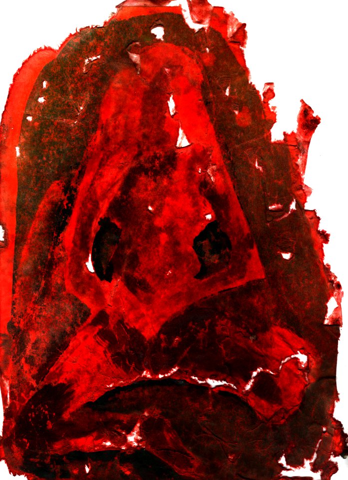 encre et colle sur papier, 1992/2001 View On White 