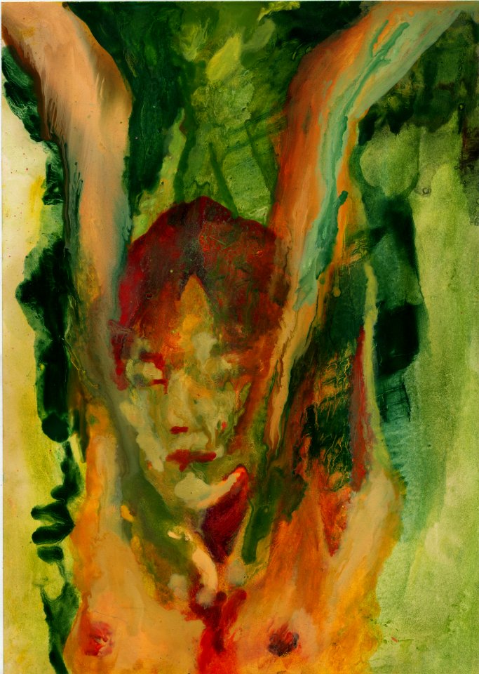huile sur papier, 2005 