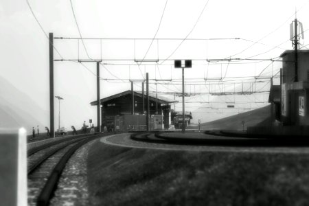 Matterhorn railway station. photo