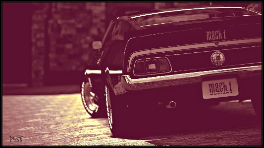 Mustang Mach 1 (retro). 