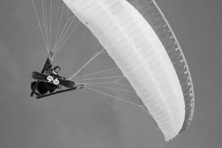 Alps black and white winter sport