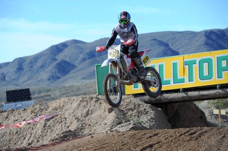 Motorcycle race speed