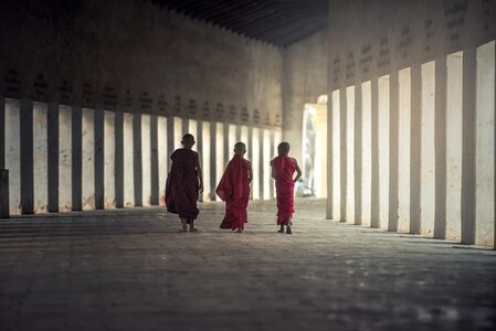 Asia boys buddhists photo