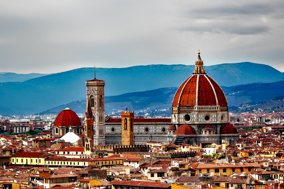 Urban skyline buildings photo