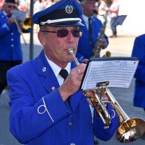 Music instrument blowing photo