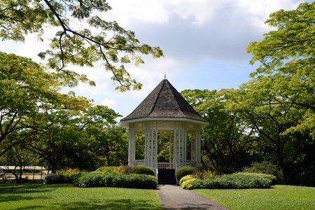 Singapore botanical garden bandstand photo