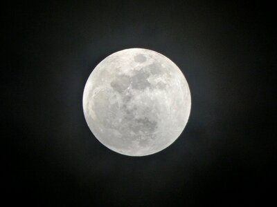 Moonlight halo night