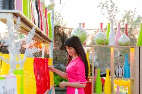 Glass bottle aodai