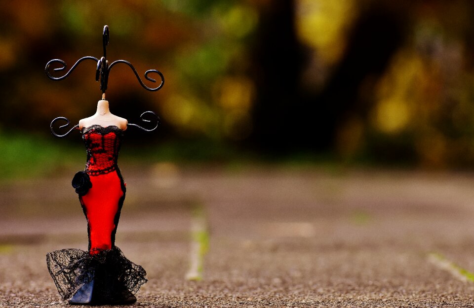Femininity dress figure